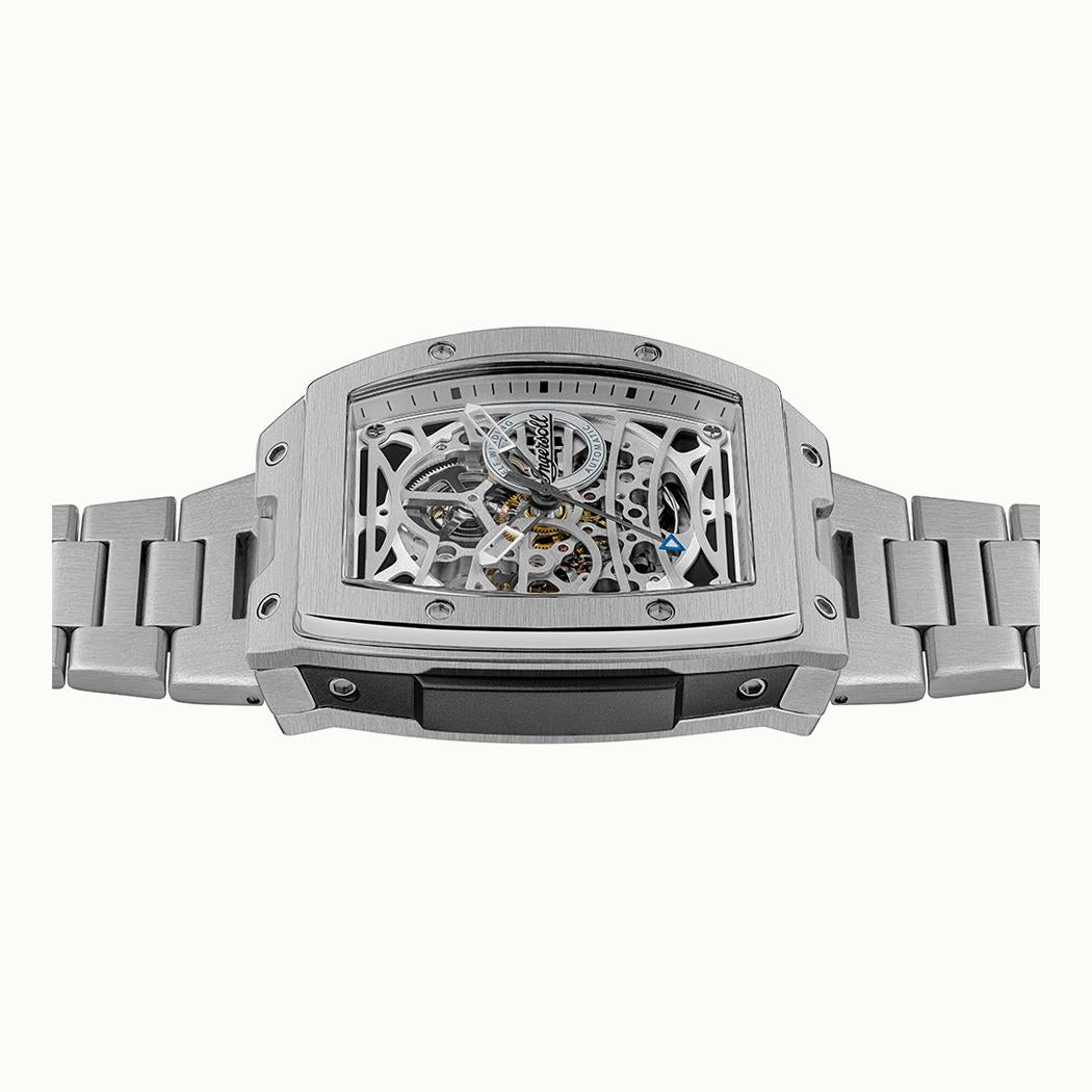 Ingersoll 1892 The Challenger I12310 Herren Armbanduhr Silber • Automatikwerk • Mineralglas, Bild 4