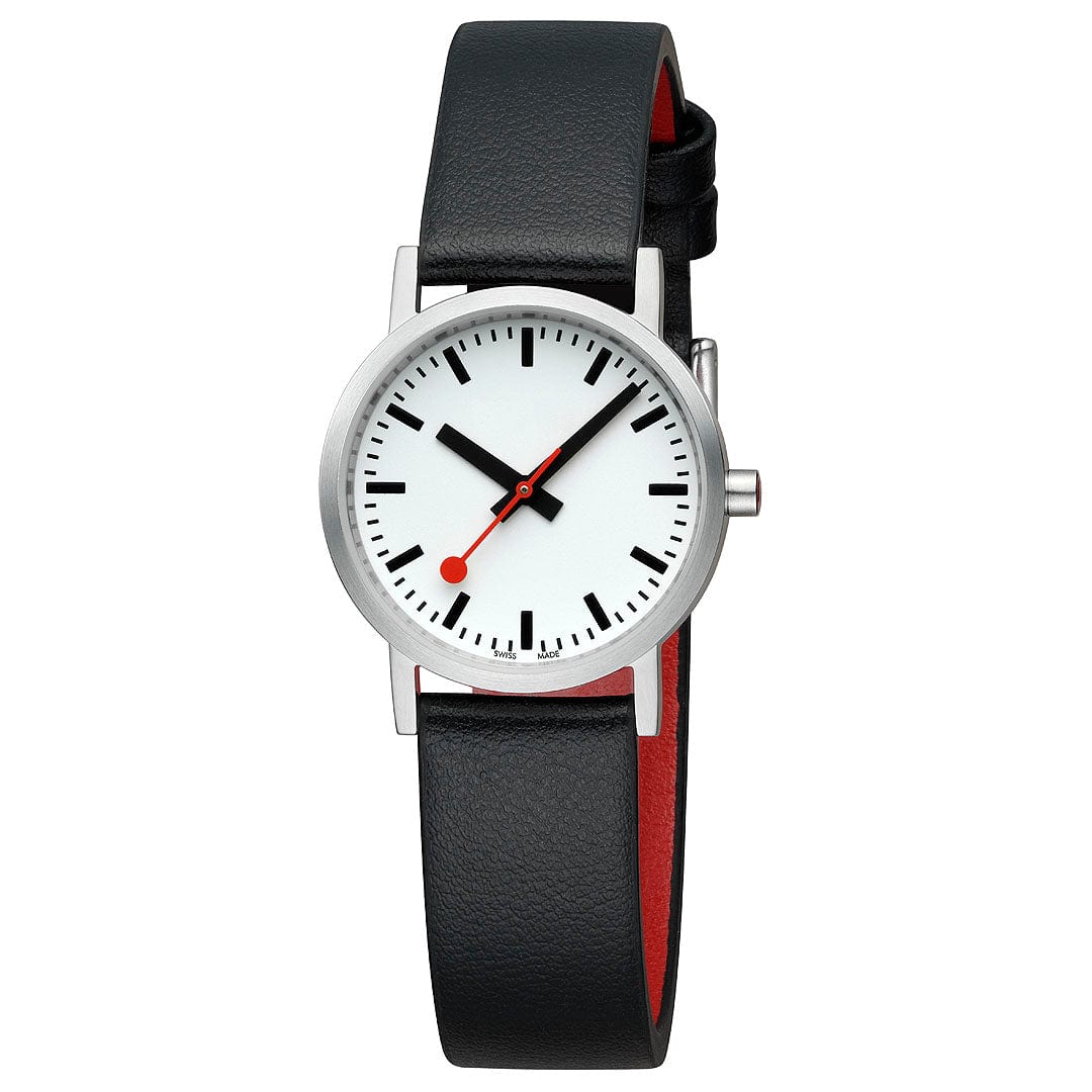 Mondaine Classic A658.30323.16OMV Damen Armbanduhr Schwarz • Veganes Traubenleder • Swiss Made, Bild 5
