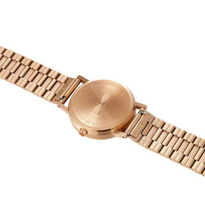 Mondaine Classic A660.30314.16SBR Damenuhr Schwarz/Roségold • Schweizer Quarzwerk • Schnellwechselsystem, Bild 3