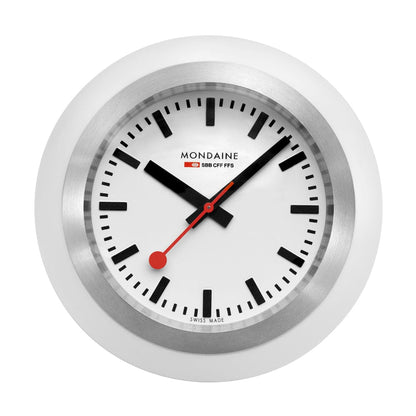 Mondaine Globe Clock A660.30335.16SBA Armbanduhr Weiß • Schweizer Quarzwerk • Mineralglas, Bild 4