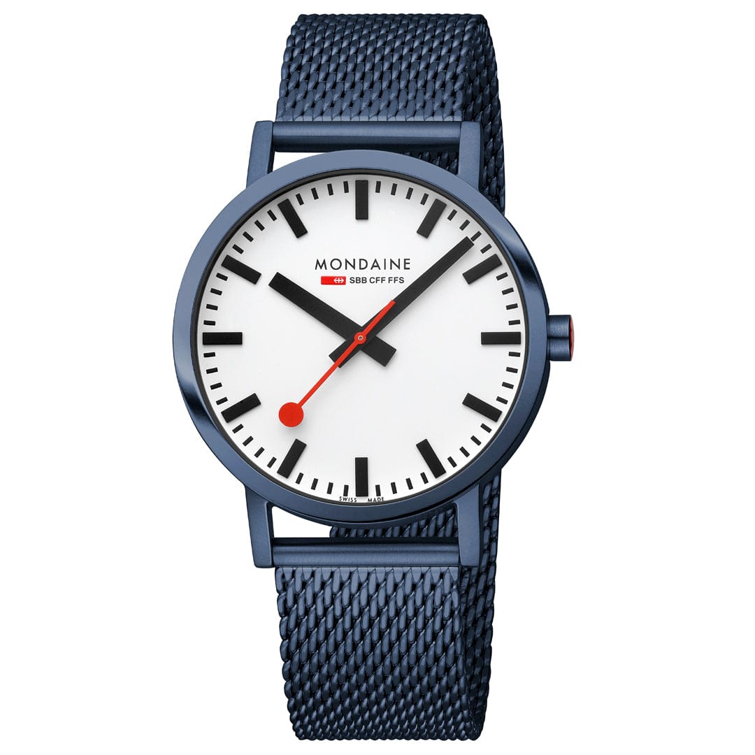 Mondaine Classic A660.30360.1BSBM Unisex Armbanduhr Blau • Gehärtetes Mineralglas • BackLight-Technologie, Bild 6