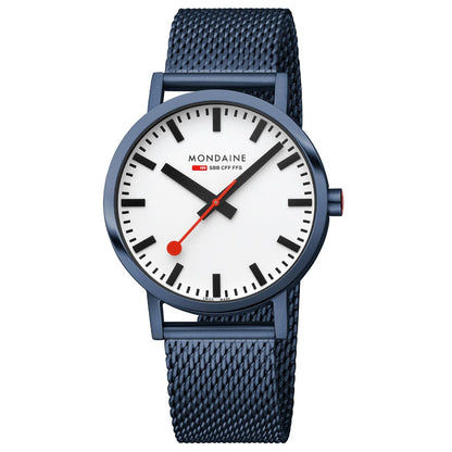 Mondaine Classic A660.30360.1BSBM Unisex Armbanduhr Blau • Gehärtetes Mineralglas • BackLight-Technologie, Bild 6