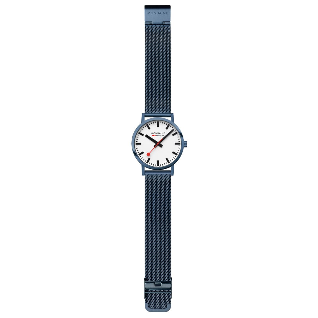 Mondaine Classic A660.30360.1BSBM Unisex Armbanduhr Blau • Gehärtetes Mineralglas • BackLight-Technologie, Bild 7