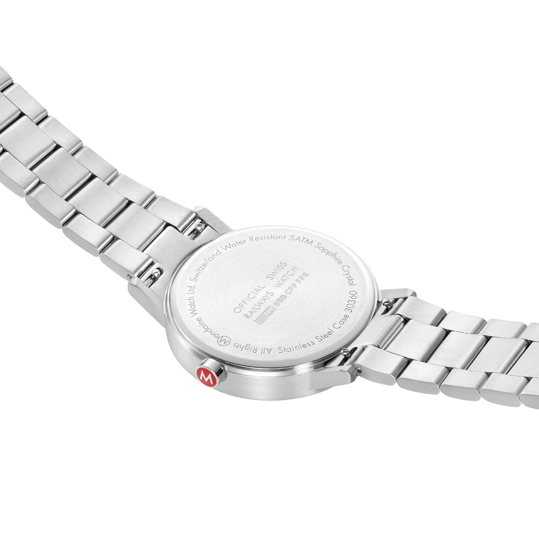 Mondaine Classic A660.30360.81SBJ Herrenuhr Silber • Saphirglas mit Antireflexbeschichtung • Swiss Made Quarzwerk, Bild 3