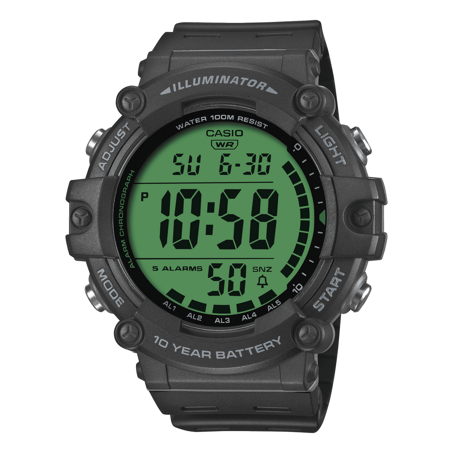Casio Timeless AE-1500WHC-1AVEF Armbanduhr Schwarz • 100 m Wasserdicht • 10 Jahre Batterie, Bild 2
