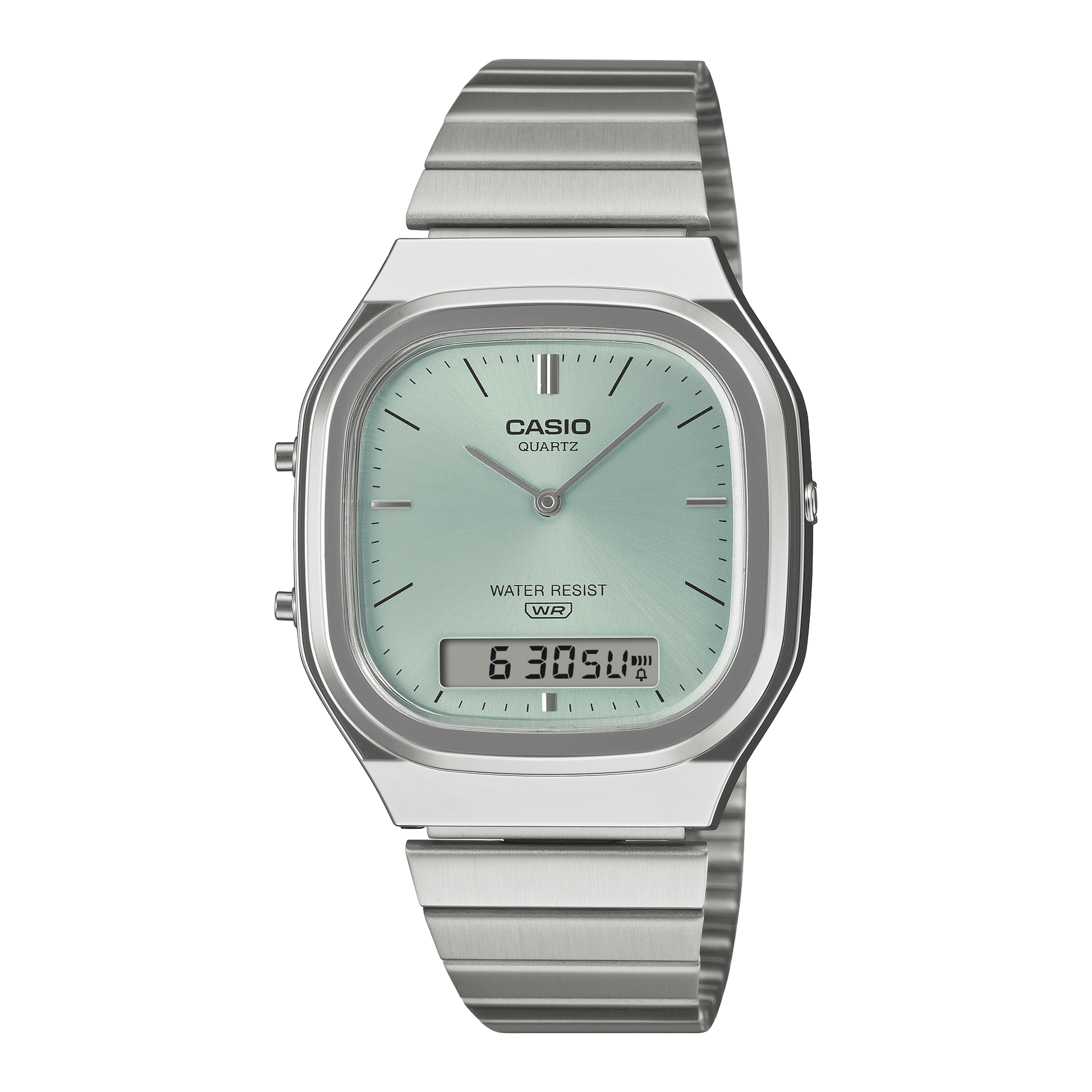 Casio Vintage AQ-240E-2AEF Armbanduhr Hellblau • Analog-Digital • Retro-modern, Bild 2