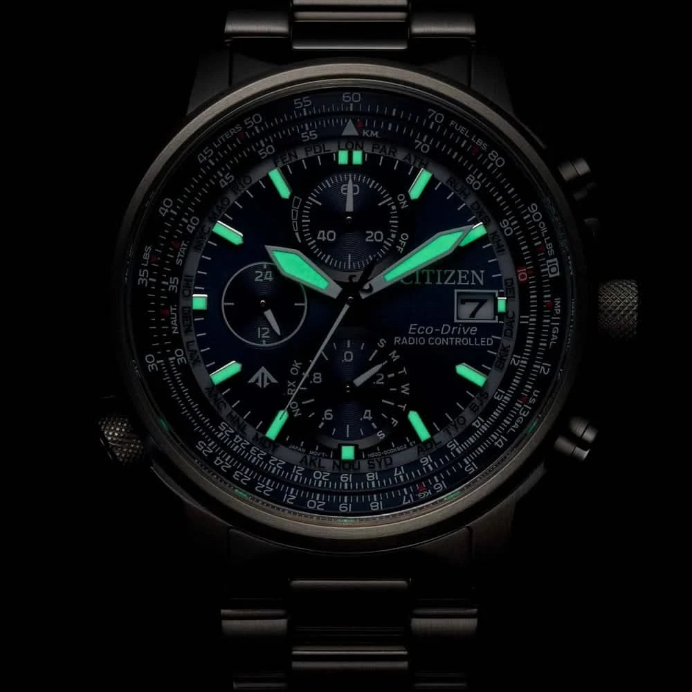 Orologio da uomo Citizen Promaster Sky AT8300-58L • Eco-Drive Radio-controllato • Vetro zaffiro