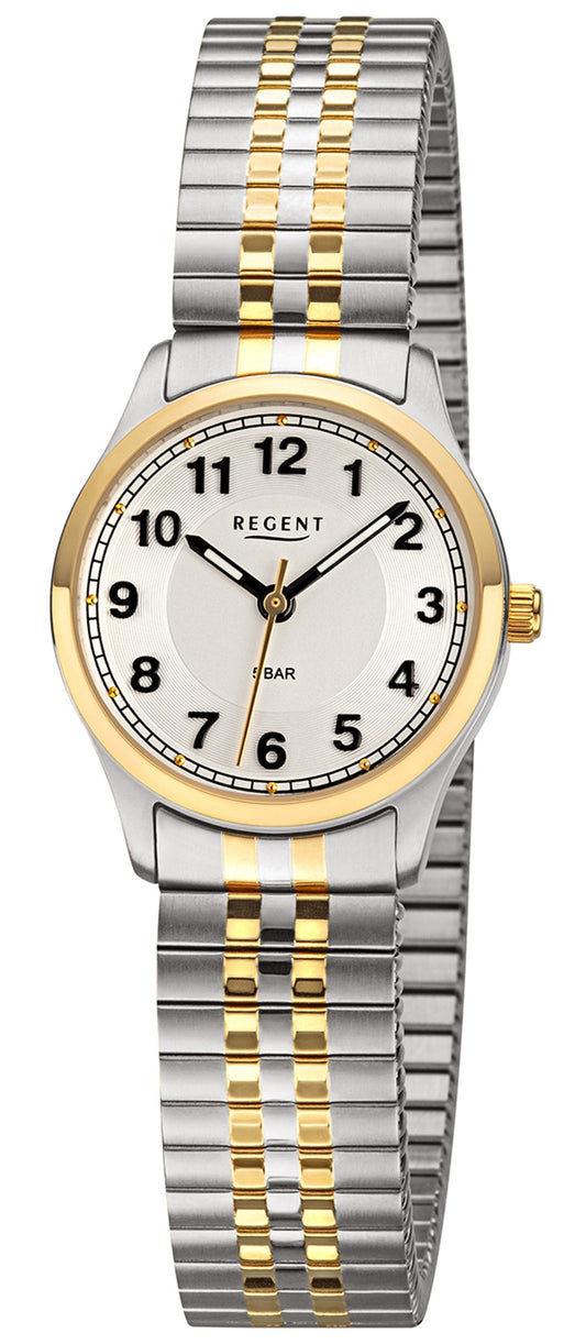 Regent BA-887 Damen • Mineralglas • Bicolores Zugband