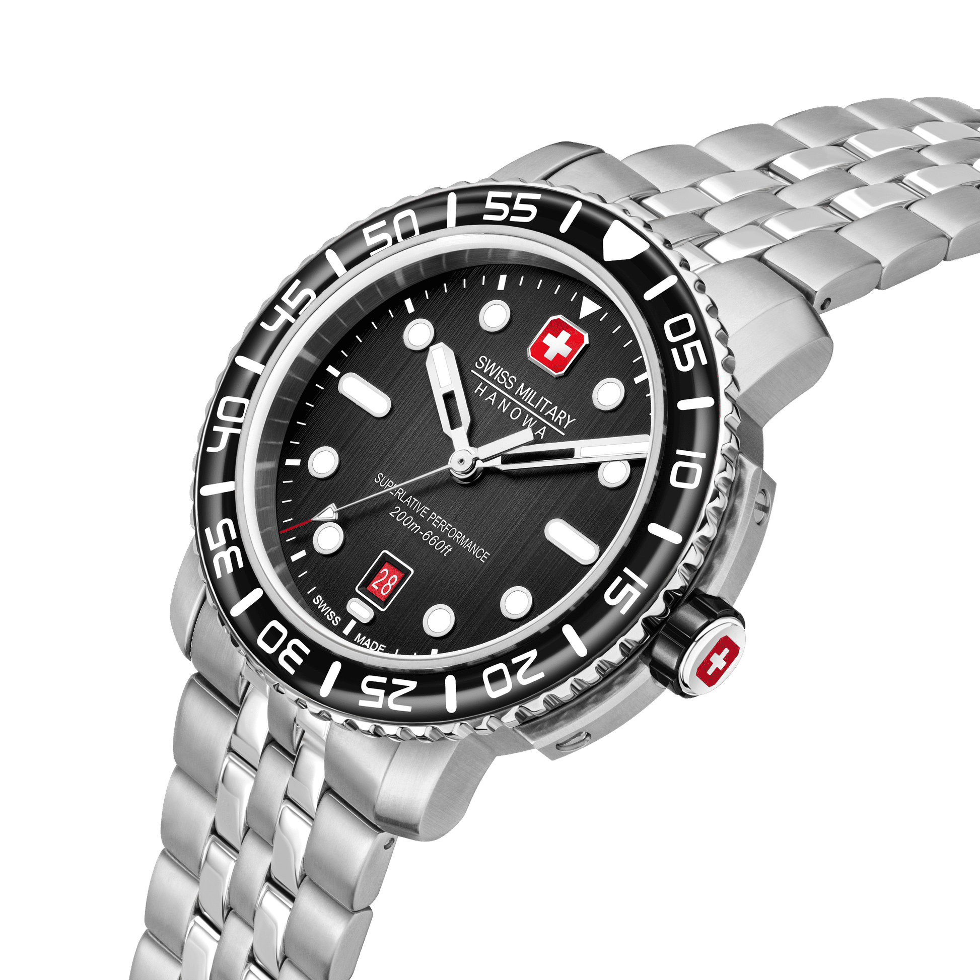 Swiss Military Hanowa Black Marlin SMWGH0001702 Herren • Saphirglas • 20 Bar Wasserdicht, Bild 2