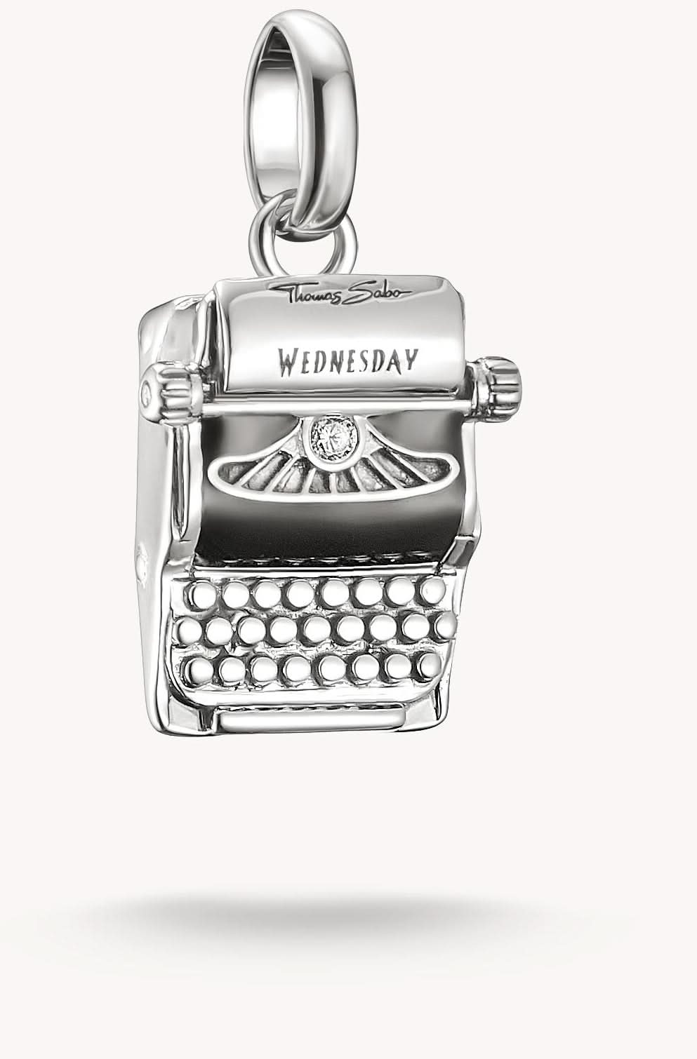 Mercoledì Thomas Sabo Charm Zirconia Argento per Bracciali - Modello: CC1315-691-11