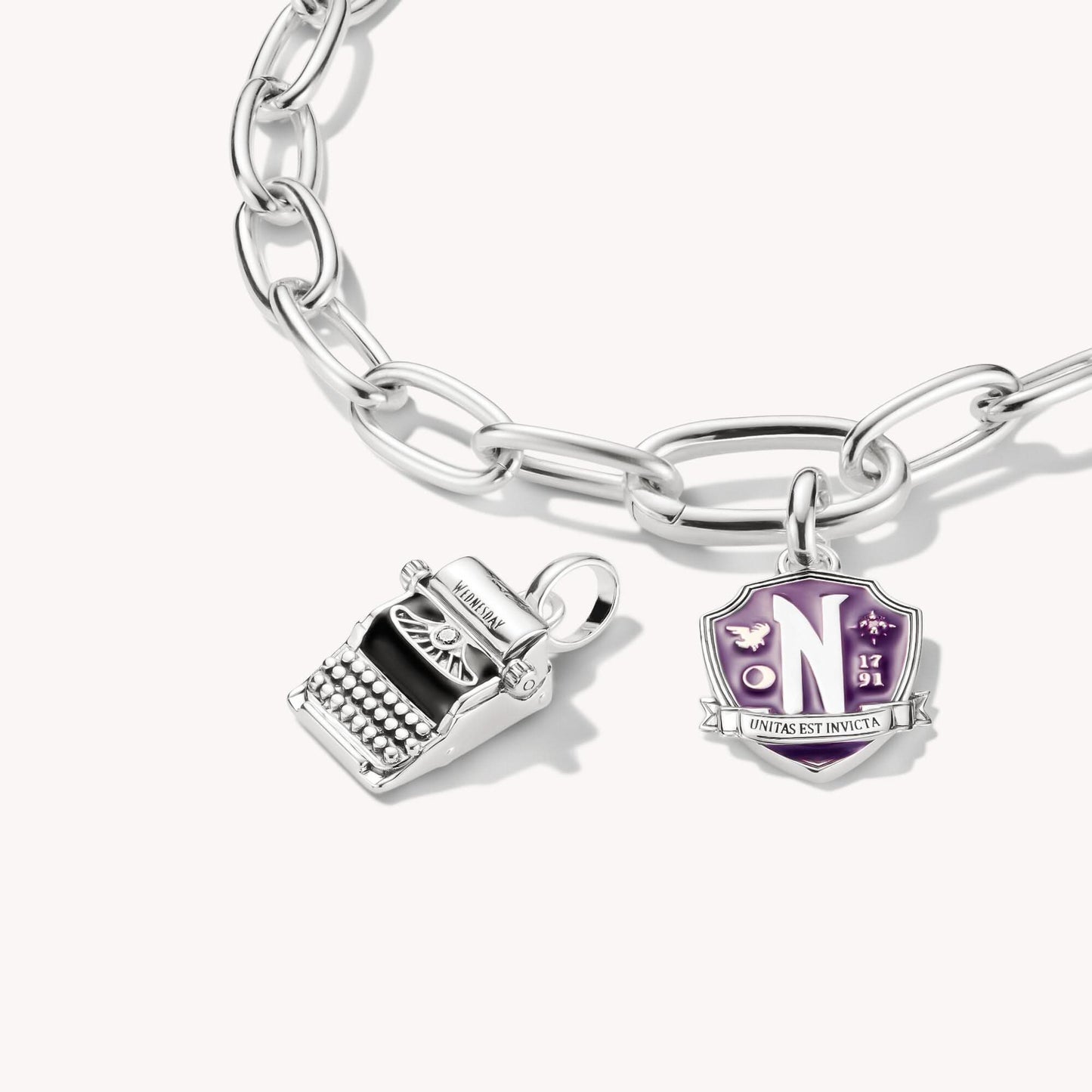 Mercoledì Thomas Sabo Charm Zirconia Argento per Bracciali - Modello: CC1315-691-11