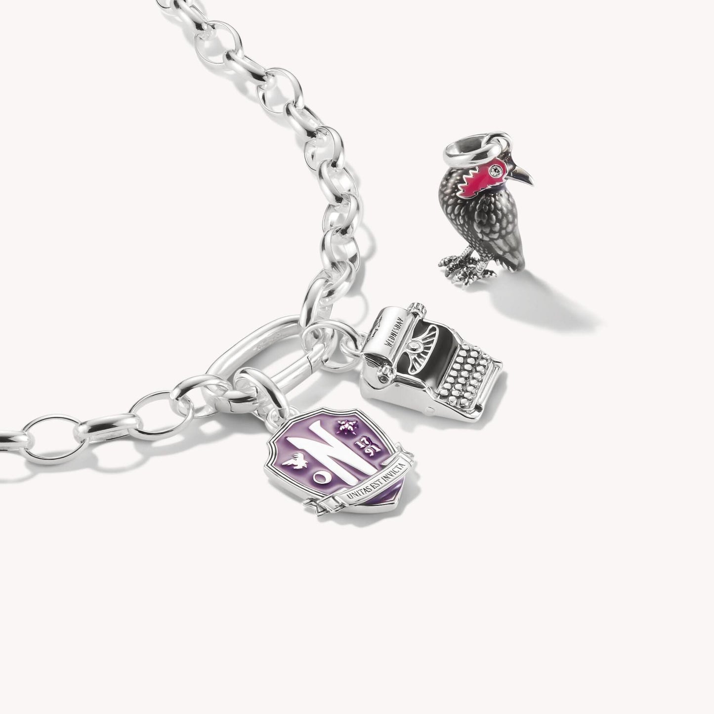 Mercoledì Thomas Sabo Charm Zirconia Argento per Bracciali - Modello: CC1315-691-11