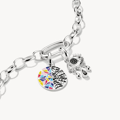 Ciondolo Charm Wednesday Lacrime Nere Zirconia Argento Riciclato Connect - THOMAS SABO Modello: CC1319-643-11