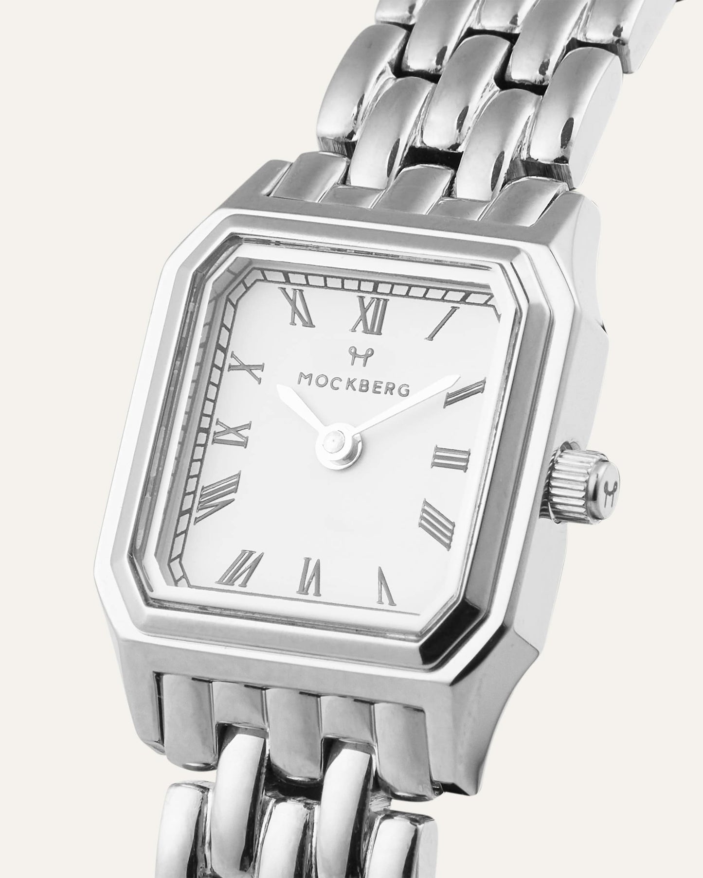 Mockberg Classic Silver MO335 Damen Armbanduhr • Mineralglas • Römische Ziffern, Bild 4