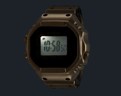Casio CRW-001G-9ER Ringuhr Digital Goldfarben • Goldionenbeschichtung • Dual-Zeit & Stoppuhr, Bild 6