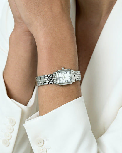 Mockberg Classic Silver MO335 Damen Armbanduhr • Mineralglas • Römische Ziffern, Bild 11