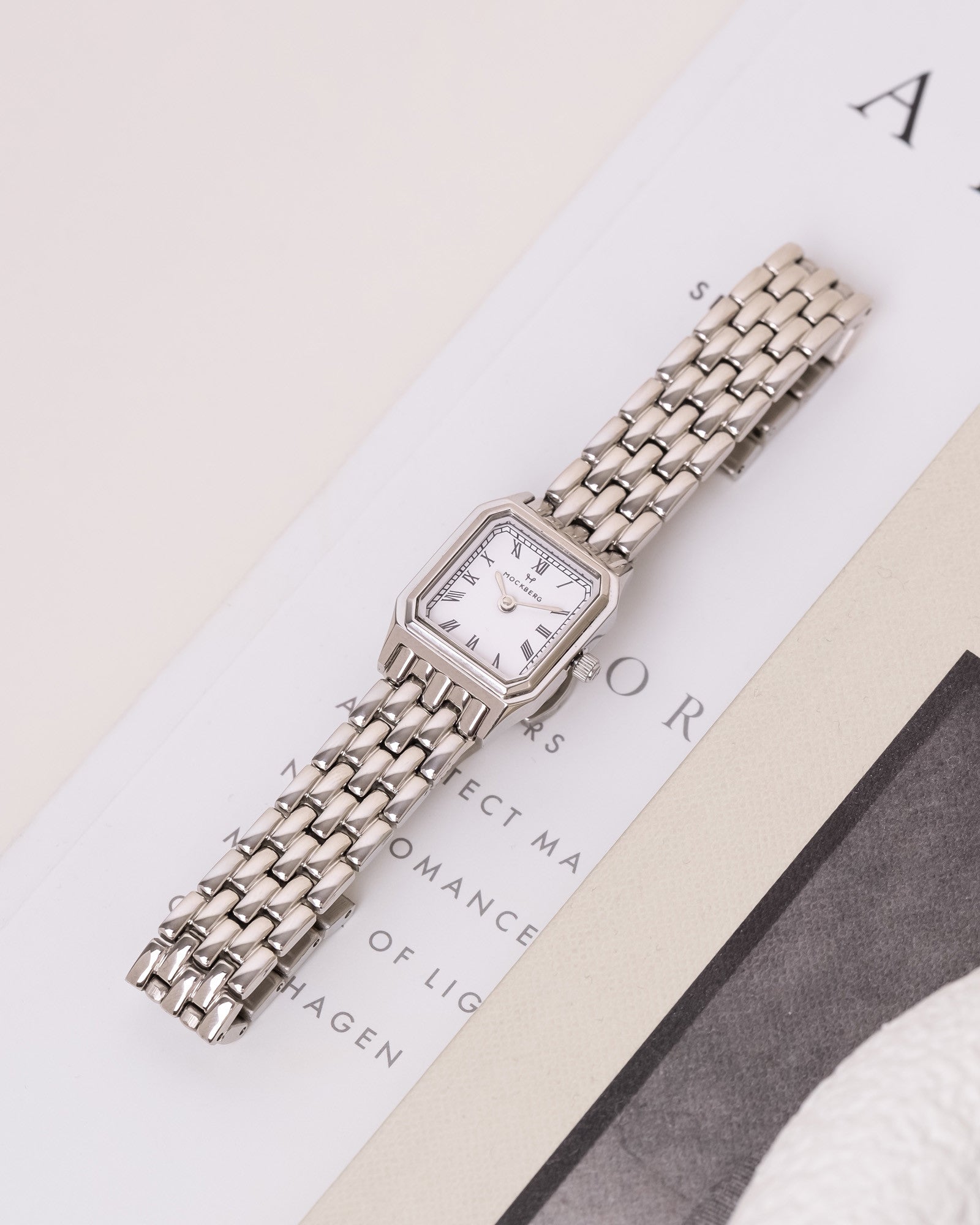 Mockberg Classic Silver MO335 Damen Armbanduhr • Mineralglas • Römische Ziffern, Bild 10
