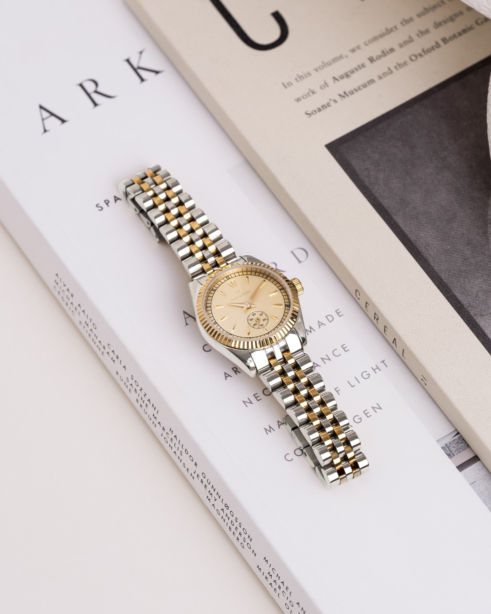 Mockberg Royal MO540 Damen Armbanduhr Bicolor • Saphirglas • 10 ATM wasserdicht, Bild 7