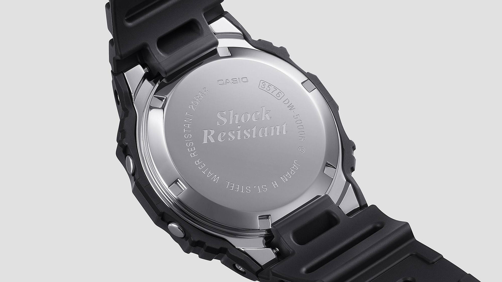 Casio DW-5000R-1AER G-Shock Herrenuhr Schwarz • Digitaler Chronograph • 20 bar wasserdicht, Bild 7