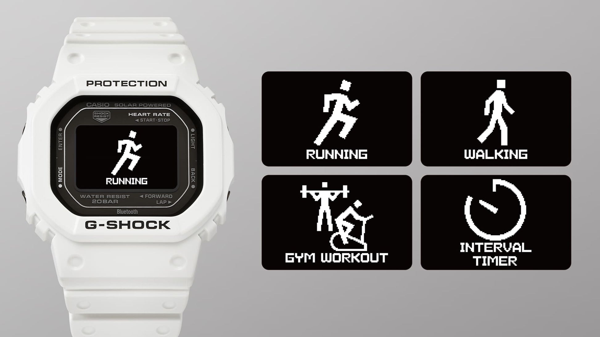 Casio G-Shock DW-H5600-7ER Herrenuhr • Herzfrequenzmesser • Solarantrieb, Bild 7