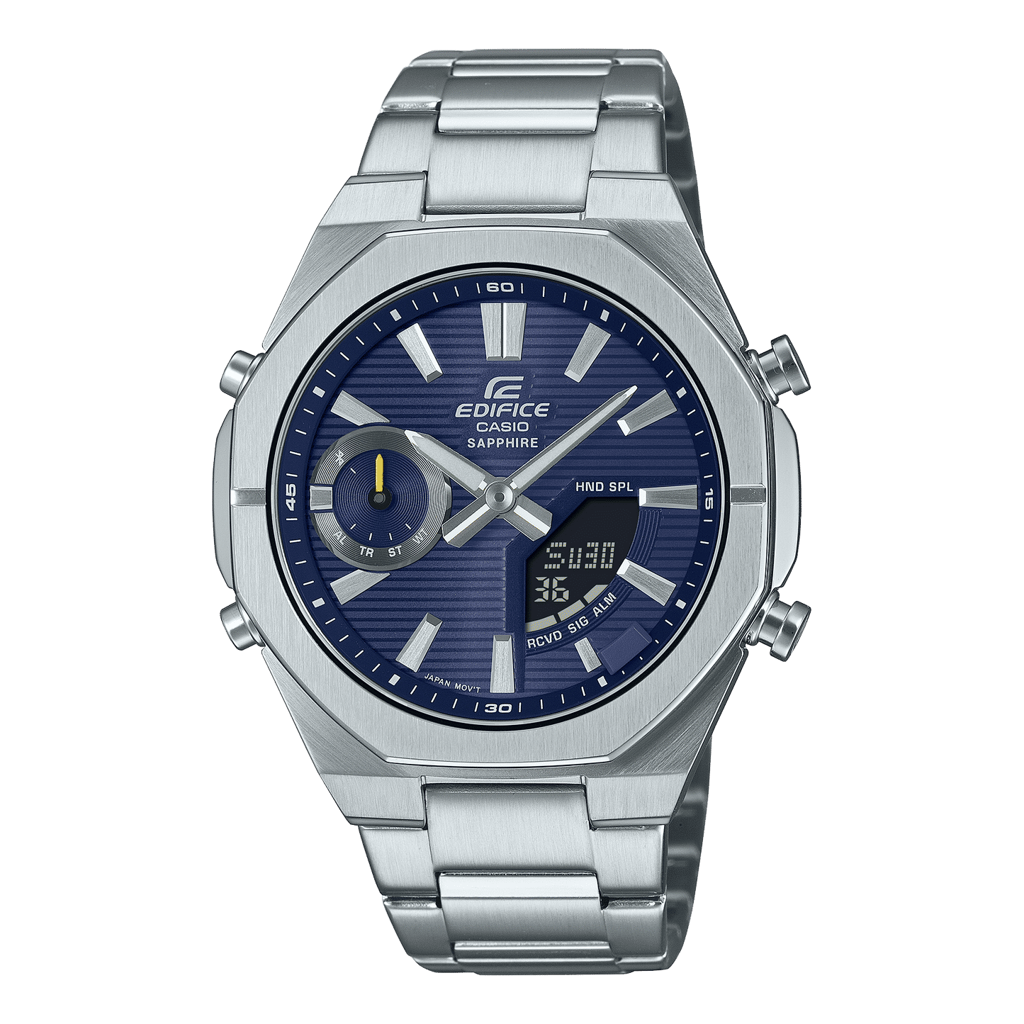 Casio ECB-S10D-2AEF Edifice Herrenuhr Blau • Bluetooth Smartphone-Link • Saphirglas, Bild 2