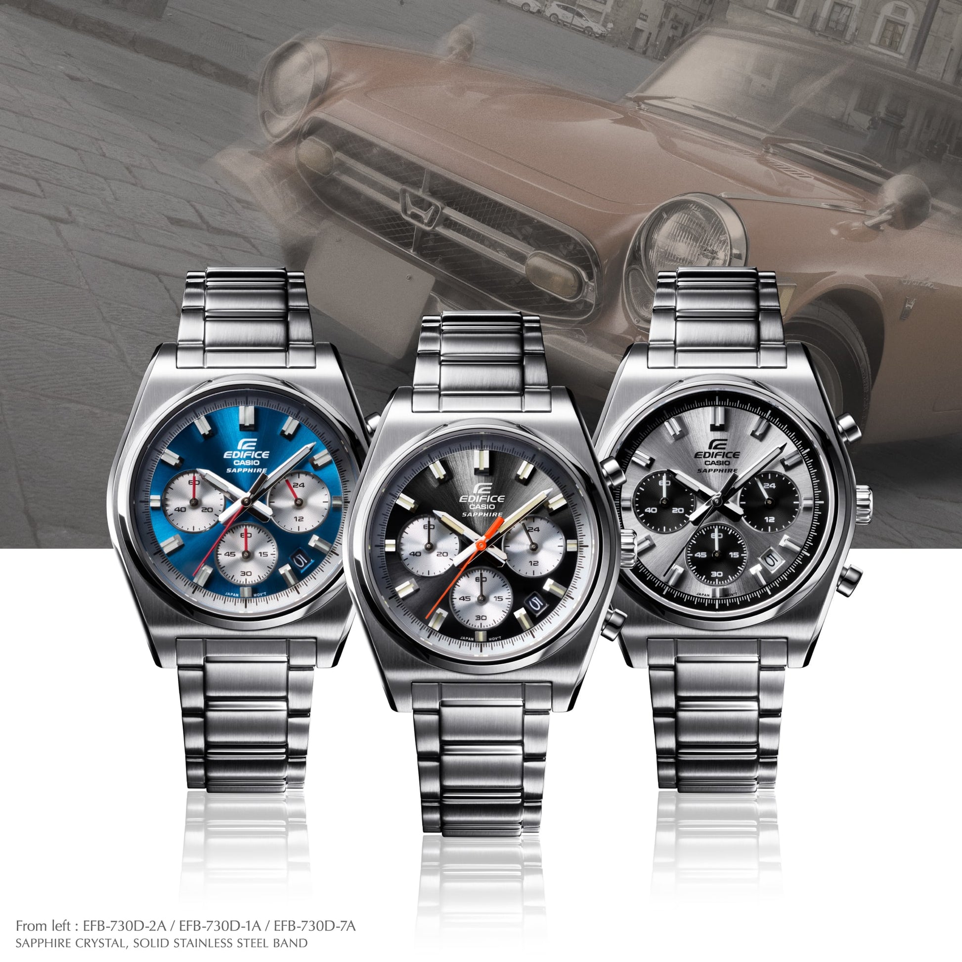 Casio Edifice EFB-730D-7AVUEF Herrenuhr • Saphirglas • Chronograph, Bild 5
