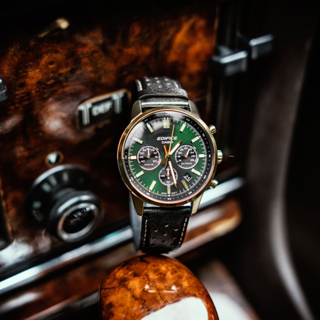 Casio Edifice EFR-575CL-3AEF Herren Armbanduhr • Chronograph • Edelstahlgehäuse, Bild 5