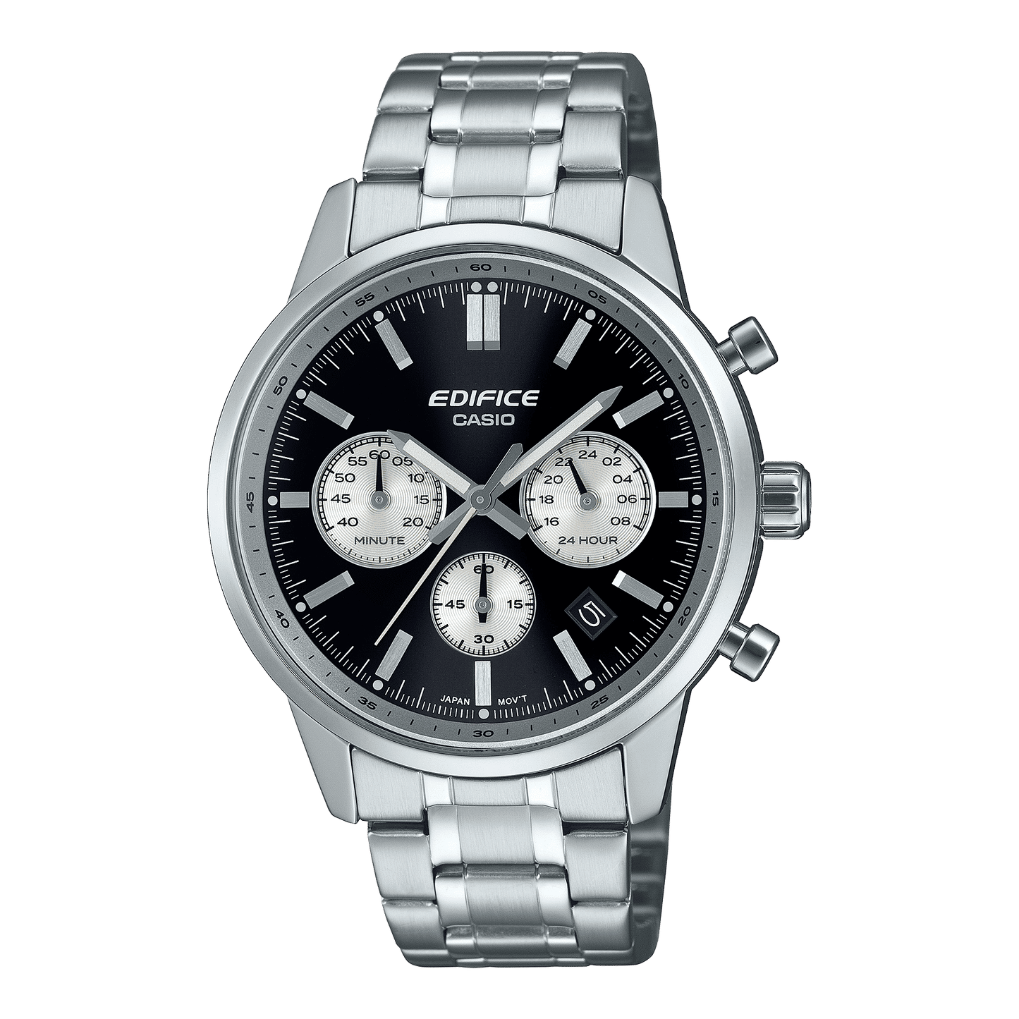 Casio Edifice EFR-575D-1AEF Herren Armbanduhr Schwarz • Chronograph • Edelstahlgehäuse, Bild 2