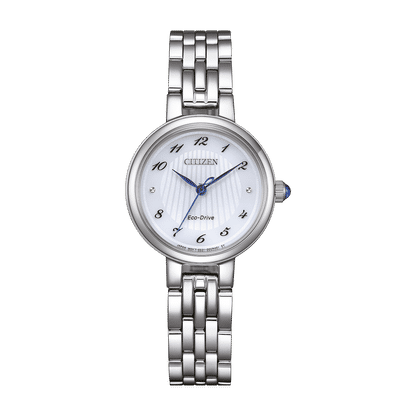 Citizen L-Line EM0990-81E Damenuhr Schwarz • Eco-Drive Saphirglas • Edelstahlarmband, Bild 6