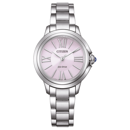 Citizen L EM1160-58X Damenuhr Rosa • Saphirglas • Eco-Drive Solar