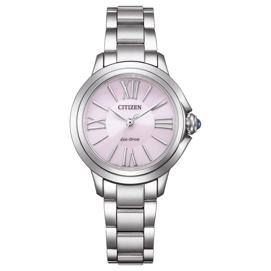 Citizen L EM1160-58X Damenuhr Rosa • Saphirglas • Eco-Drive Solar