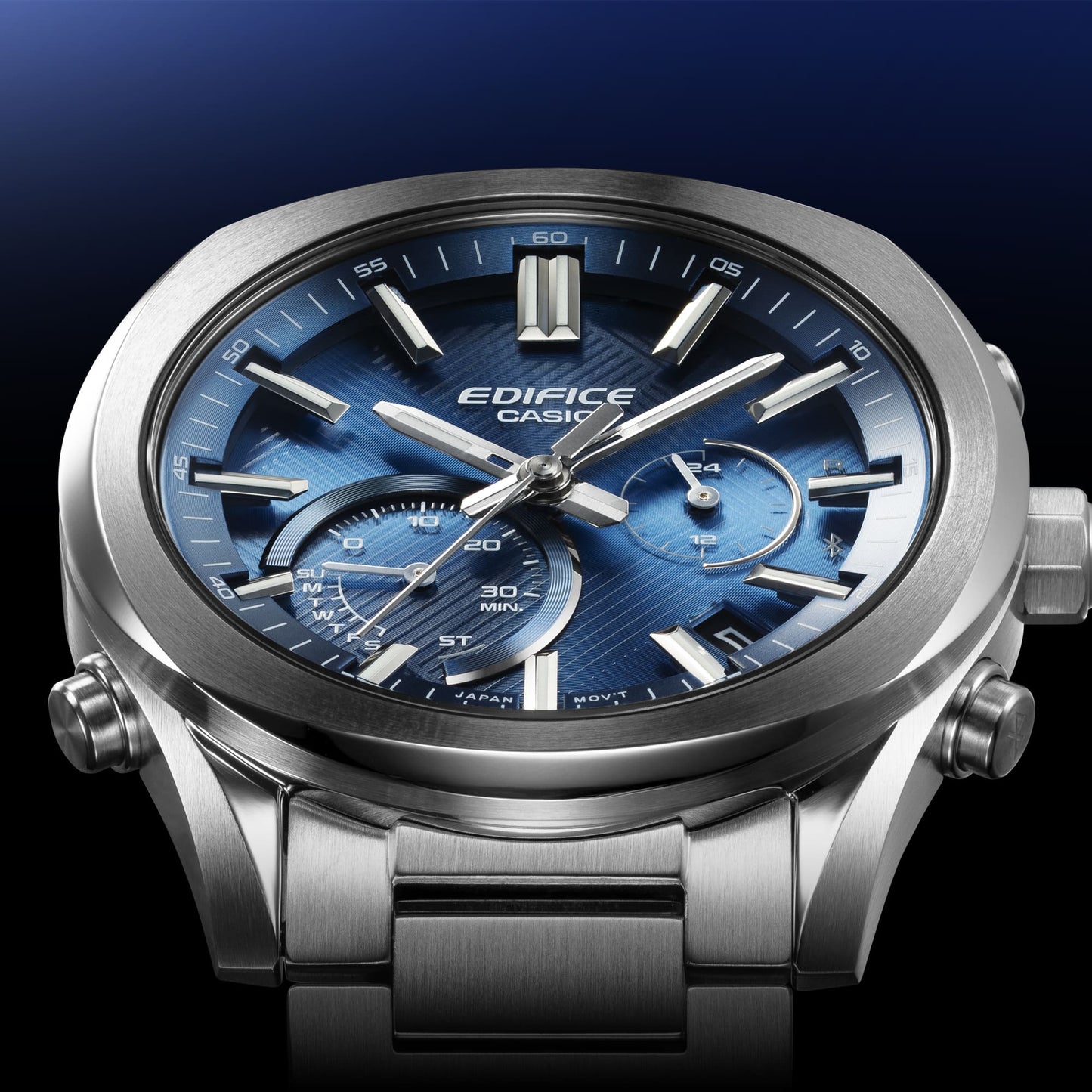 Casio Edifice EQB-1300D-2AEF-1 Herren Armbanduhr Blau • Saphirglas • Solar-Bluetooth, Bild 8