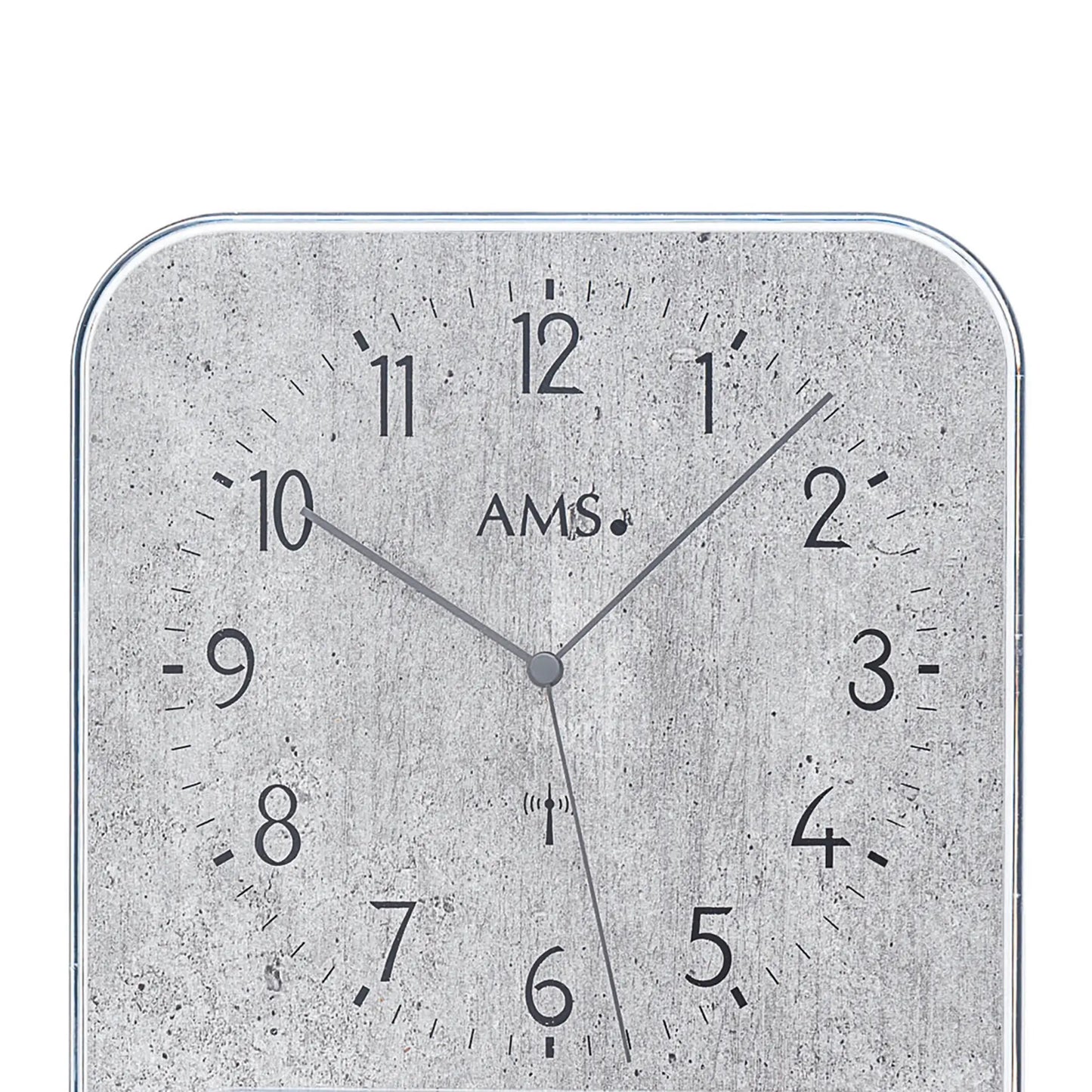 AMS Funk F5891B Wanduhr · Analog-Digital · Temperatur & Feuchtigkeit