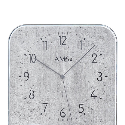 AMS Funk F5891B Wanduhr · Analog-Digital · Temperatur & Feuchtigkeit