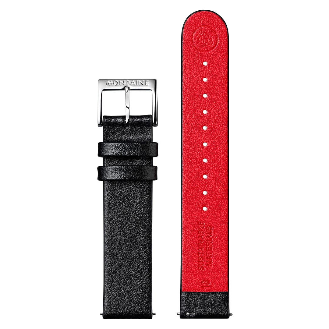 Mondaine Classic A660.30314.11SBBV Damen Armbanduhr Schwarz • Veganes Traubenlederarmband • Swiss Made, Bild 7