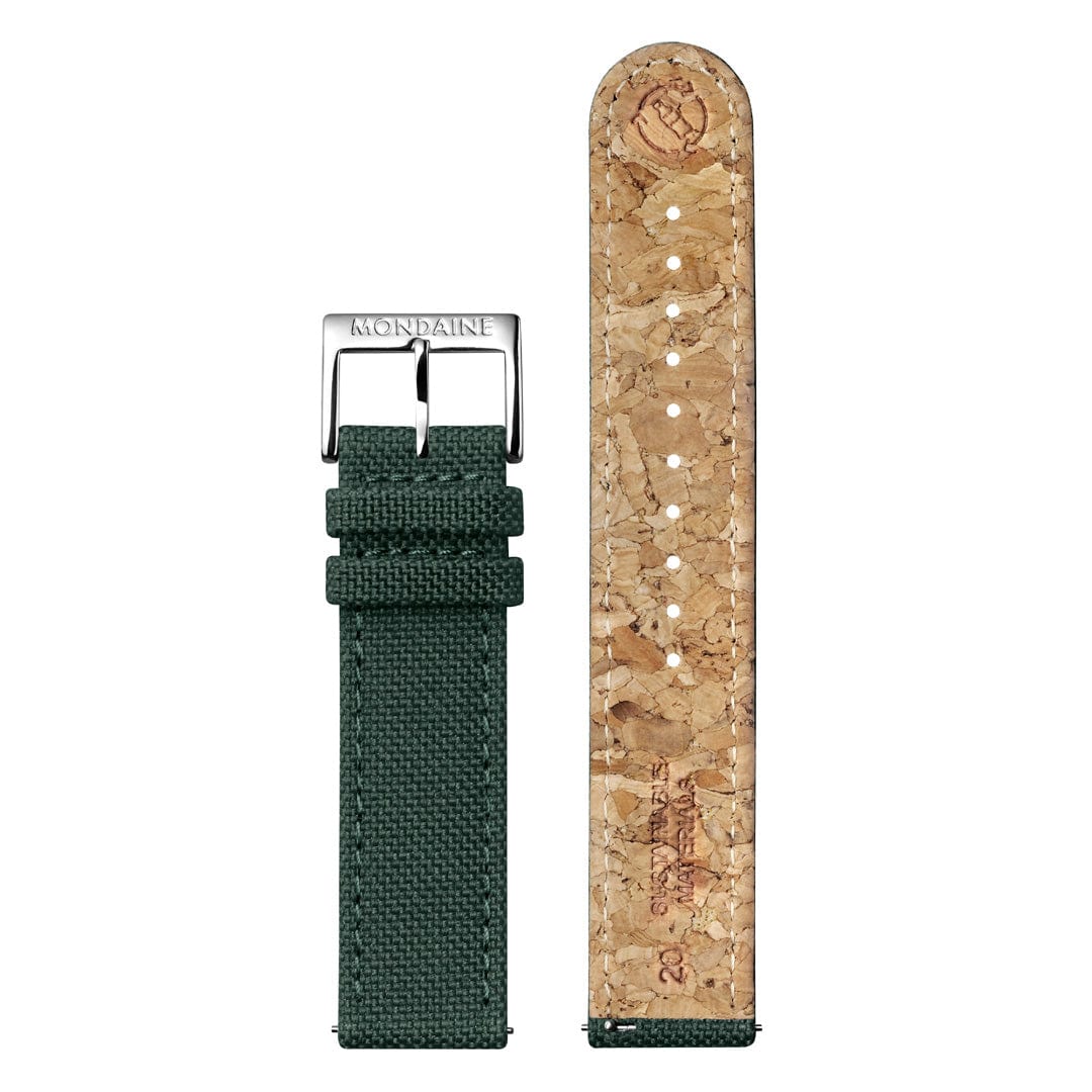 Mondaine Grand Cushion MSL.41460.LF.SET Herrenuhr Grün • Saphirglas • Quarz-Chronograph, Bild 14