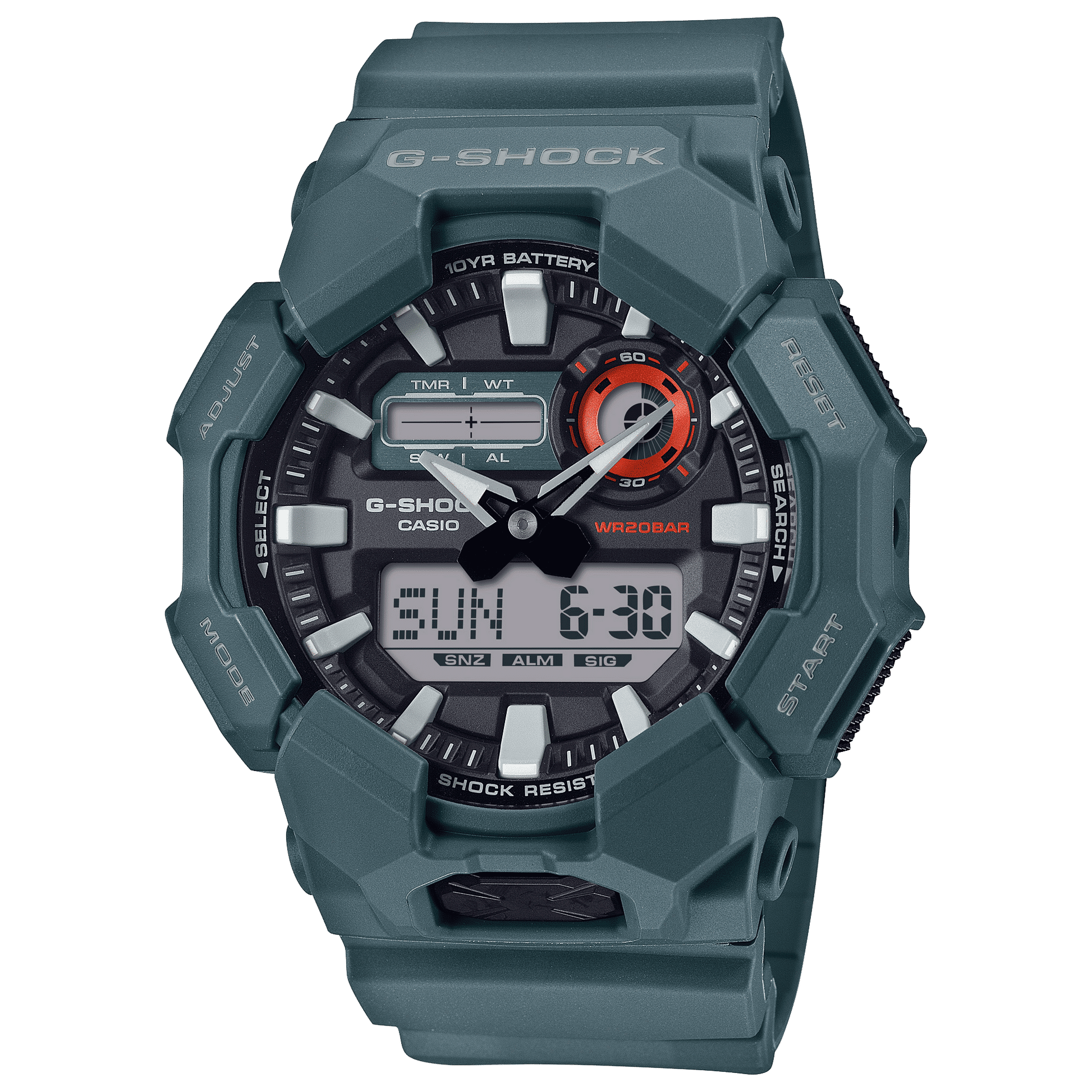 Casio GA-010-2AER G-Shock Classic Herrenuhr Blau • Analog-Digital • Carbon Core Guard, Bild 6