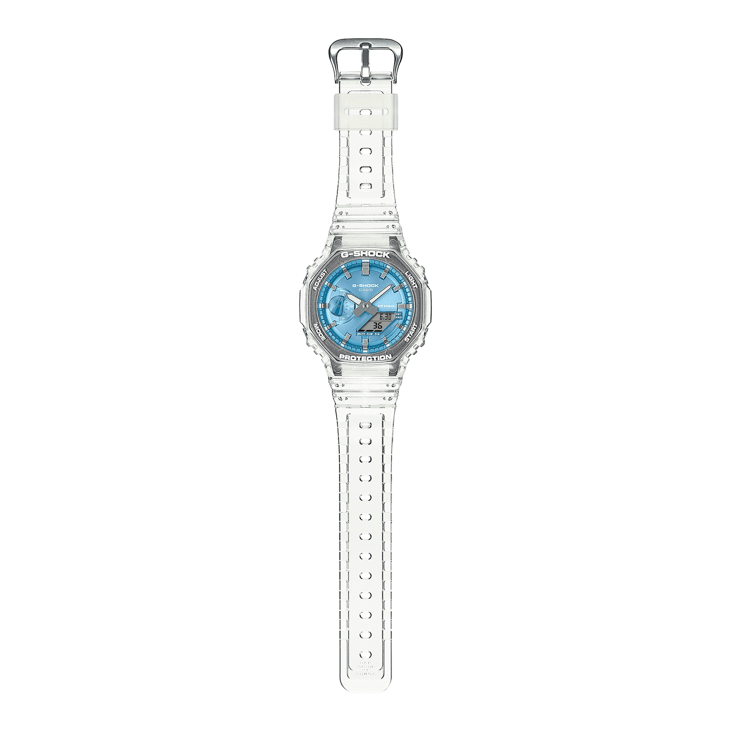 Casio G-Shock Classic GA-2100BM-7A2ER Herrenuhr • Transluzentes Resin-Design • 20 bar wasserdicht, Bild 8