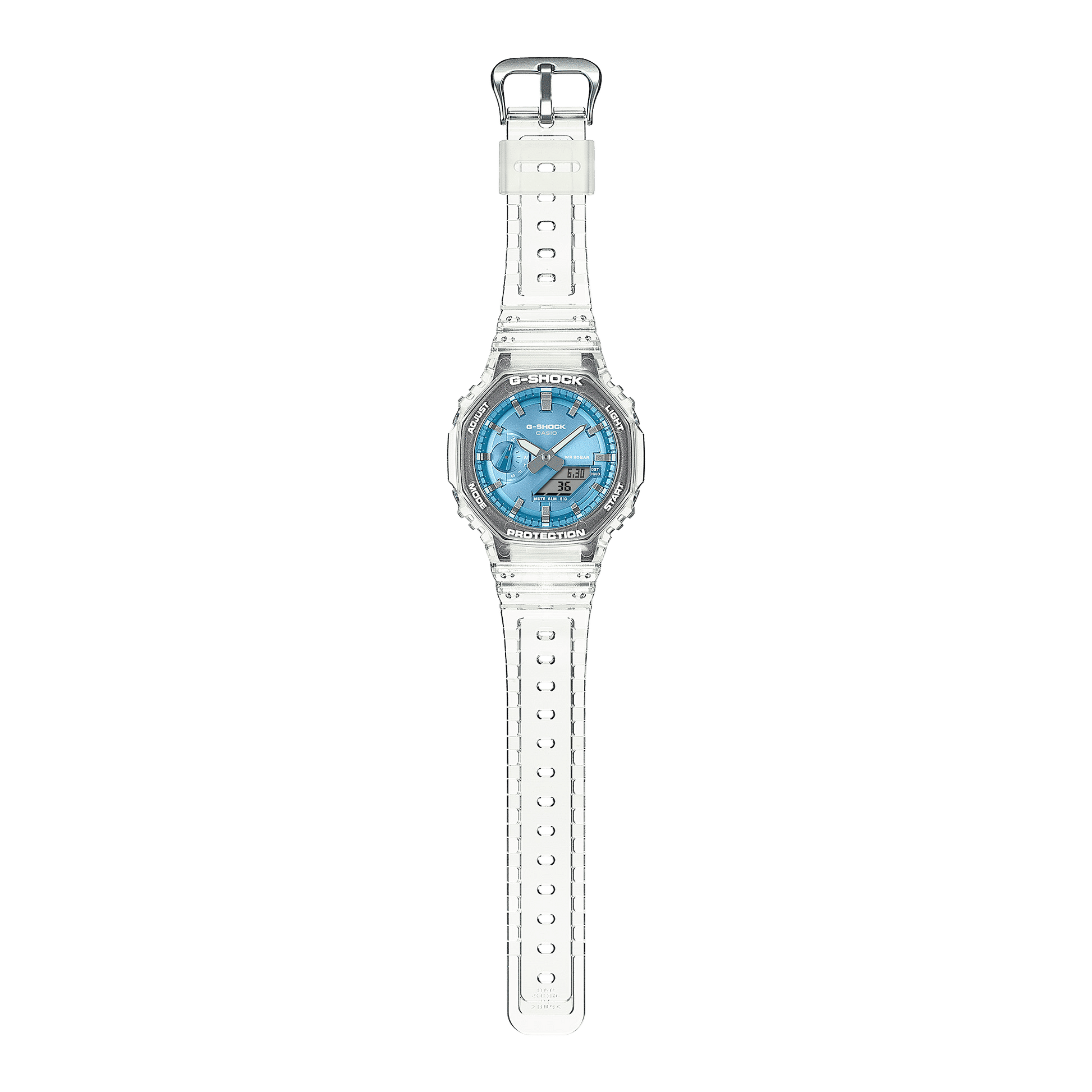 Casio G-Shock Classic GA-2100BM-7A2ER Herrenuhr • Transluzentes Resin-Design • 20 bar wasserdicht, Bild 8