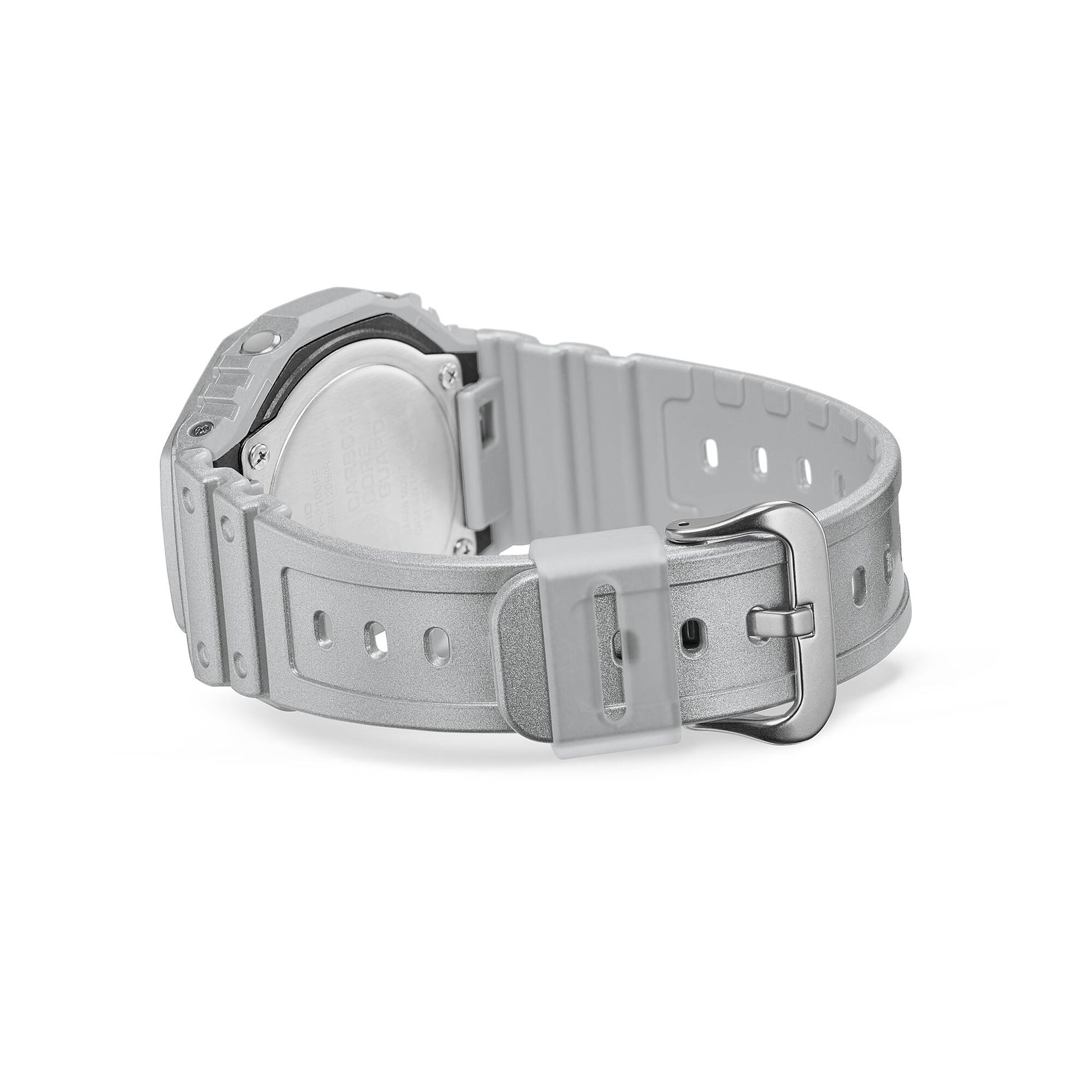 Casio GA-2100FF-8AER G-Shock Classic Herrenuhr Silbermetallic • Carbon Core Guard • Stoßfest & 20 bar, Bild 7