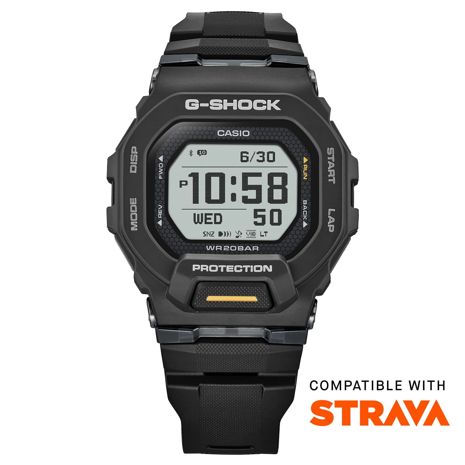 Casio GBD-200-1A1ER G-Shock G-Squad Herren • MIP-LCD Display • Bluetooth Distanz-Tracking, Bild 3
