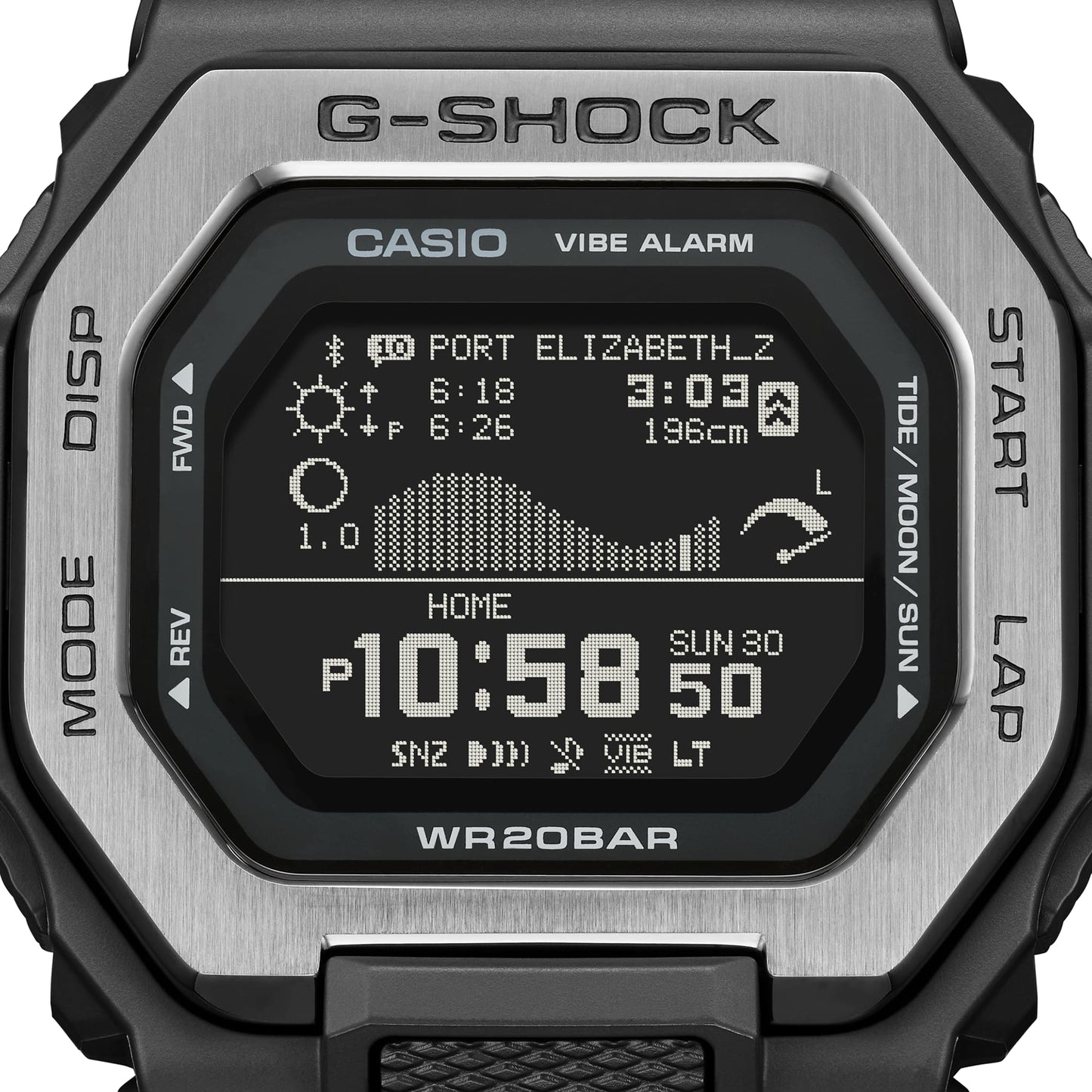 Casio G-Shock GBX-100TT-8ER Herren • 200 m Wasserdicht • Bluetooth & Surf-Funktion, Bild 5