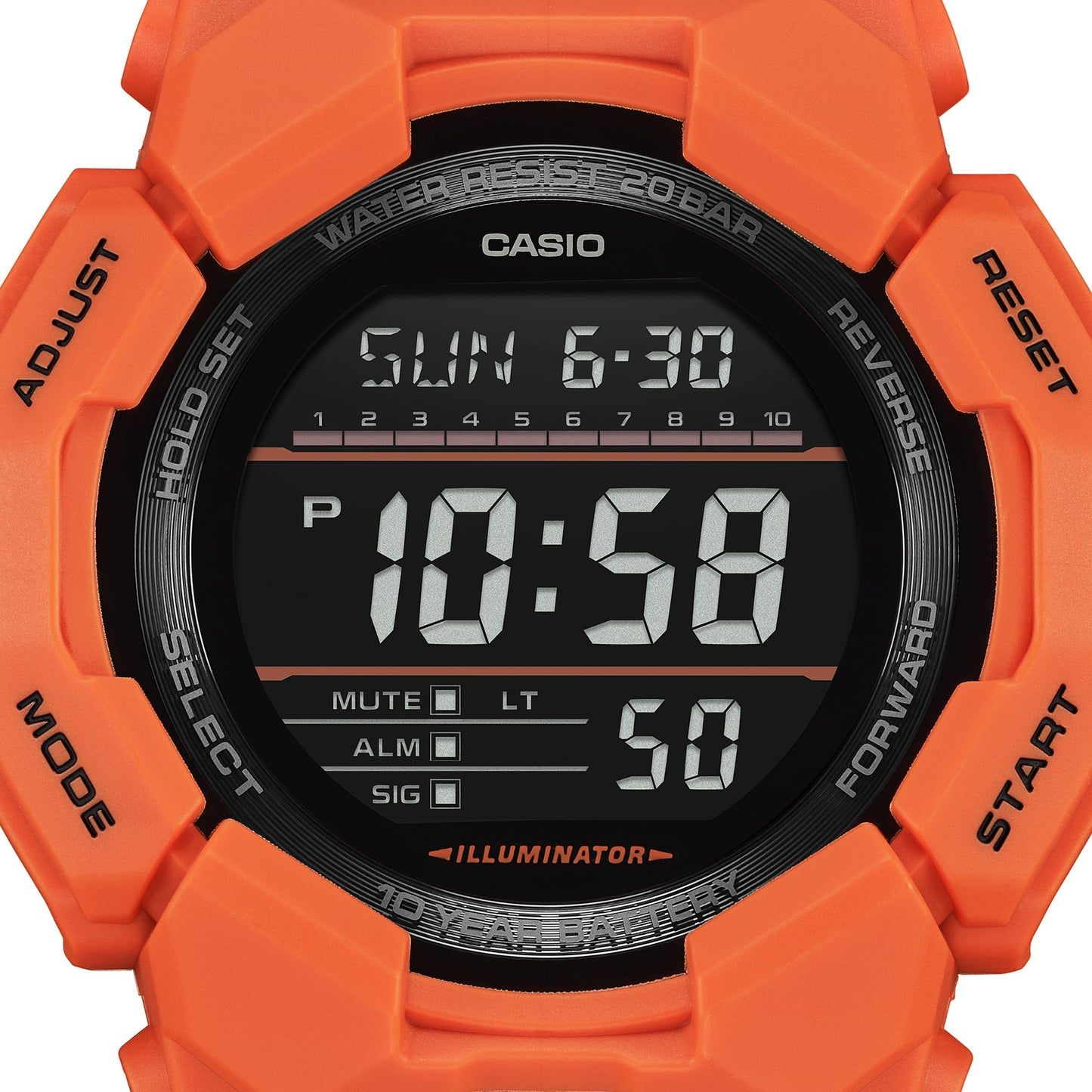 Casio GD-010-4ER Herren G-Shock Classic • Carbon Core Guard • 10 Jahre Batterie, Bild 10
