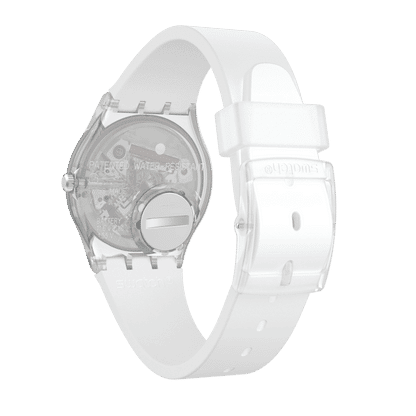 Swatch Originals GE713 Damen Armbanduhr Hellblau • Swatch Solar Spectrum Glas • Leichtes Silikonarmband, Bild 5