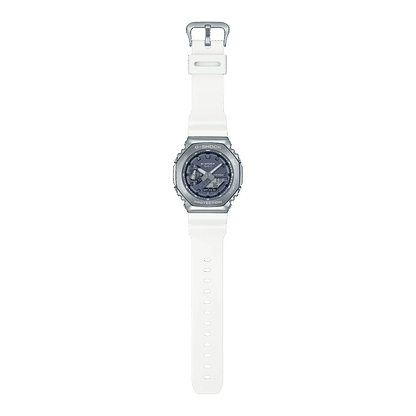 Casio GM-2100WS-7AER G-Shock Classic Herrenuhr Weiß • Metallverkleidung & Mineralglas • Stoßfest bis 20 bar, Bild 3