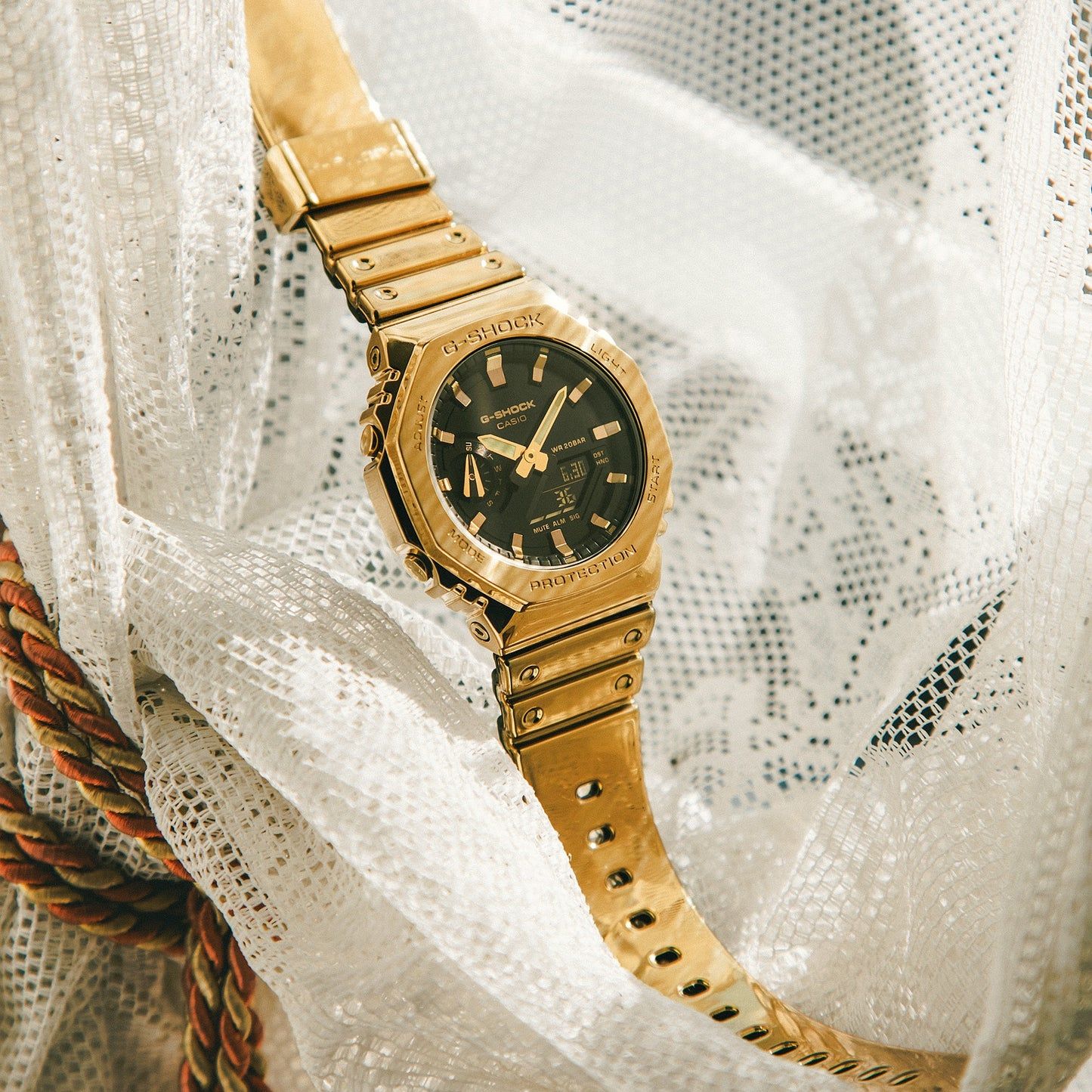 Casio GM-2100YMG-9AER G-Shock G-Steel Herren • Goldfarbene Metalllünette • Stoßfest &amp; wasserdicht, Bild 4