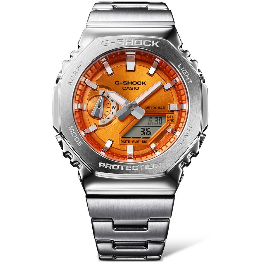 Casio GM-2110D-4AER G-Shock Classic Herrenuhr Blau • Edelstahllünette • Analog-Digital, Bild 9