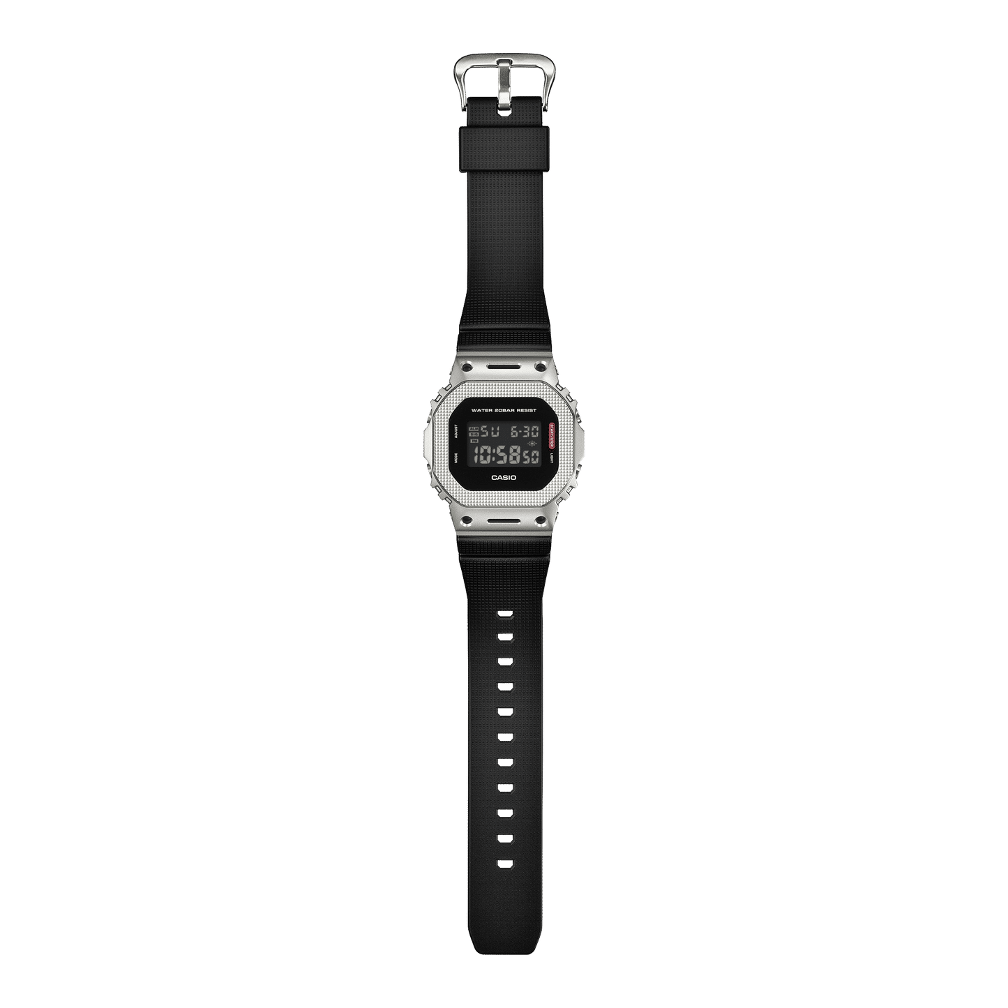 Casio G-Shock GM-5600M-1ER Herrenuhr • Metalllünette aus Edelstahl • Stoßfest & 20 bar wasserdicht, Bild 10