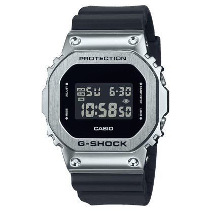 Casio GM-5600U-1ER G-Shock Herrenuhr Schwarz • Gehäuse aus Resin/Edelstahl • Invertiertes LCD-Display, Bild 2