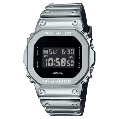 Casio GM-5600YM-8ER G-Shock Herrenuhr Silber • Edelstahllünette • 20 bar wasserdicht, Bild 2